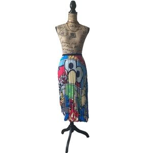 Pleated A line Elmo skirt